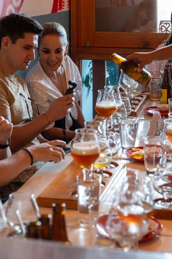 Cartagena: Colombian Craft Beer Tasting - The Pairing Moment: Ceviche (and Sandwich) That Works With Beer