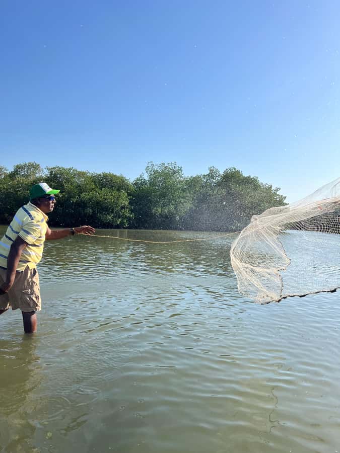 Cartagena: Mangrove Eco Tour & Fishing with Transportation - La Boquilla intro: meeting the community and hearing the rules