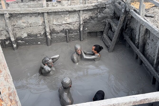 Cartagena Mud Volcano Tour — VIP Exclusive Crowd-Free Access! - Stop 1: Volcán de Lodo El Totumo mud bath, floating, and the real “weightless” moment