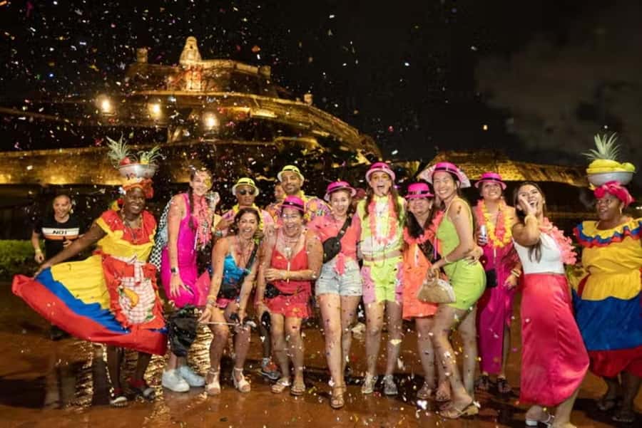 Cartagena: Night party in authentic Colombian chiva with entertainer - Quick hits before you go