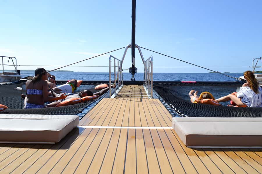 Cartagena: Rosario Islands Catamaran with Lunch and Snorkel - Lunch onboard: a real meal, not a token plate