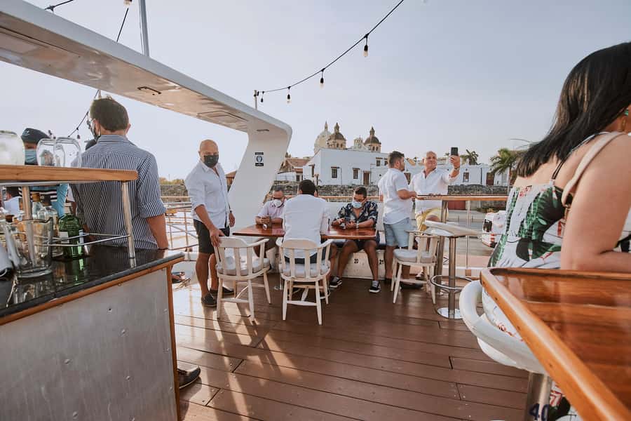Cartagena: Sunset Cruise with Open Bar - Music and Party Level: Fun, Dancing, and the Volume Question