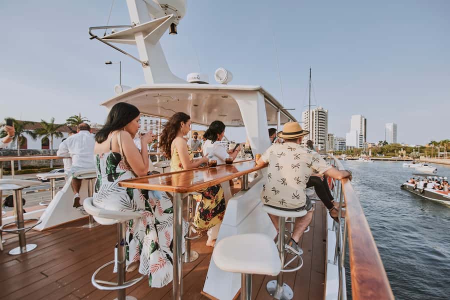 Cartagena: Sunset Cruise with Open Bar - Where You Meet: La Bodeguita Pier, Gate 4, and the Early Boarding Window