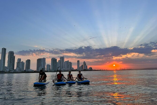 Paddleboard Tour - Cartagena’s El Laguito Coast at Dusk