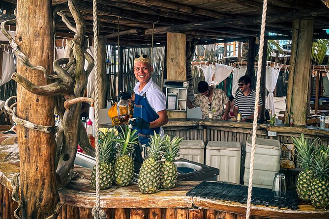 Rosario Islands Trip visiting Cholon, Playa Blanca and Snorkel - Isla Grande private beach club: the included shade and setup feel like a win