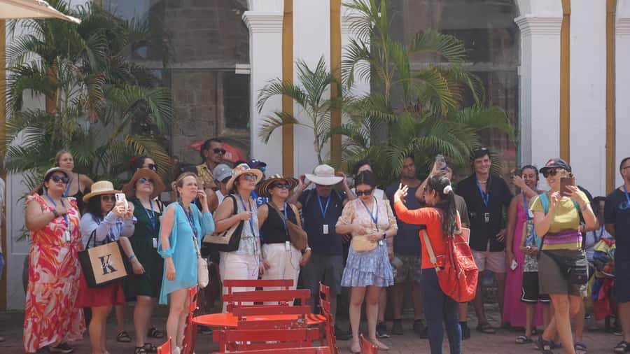Shared Cartagena Old City Tour with Wireless Audio System - San Pedro Claver area and Afro-Caribbean identity