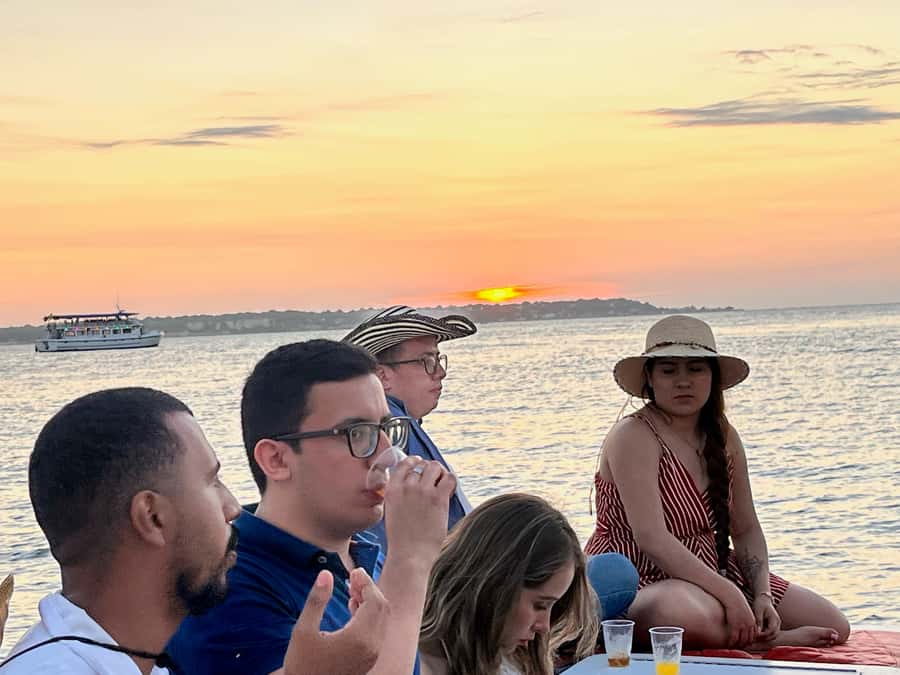 Sunset boat tour open bar and free club entrance Cartagena - Key things to know before you go